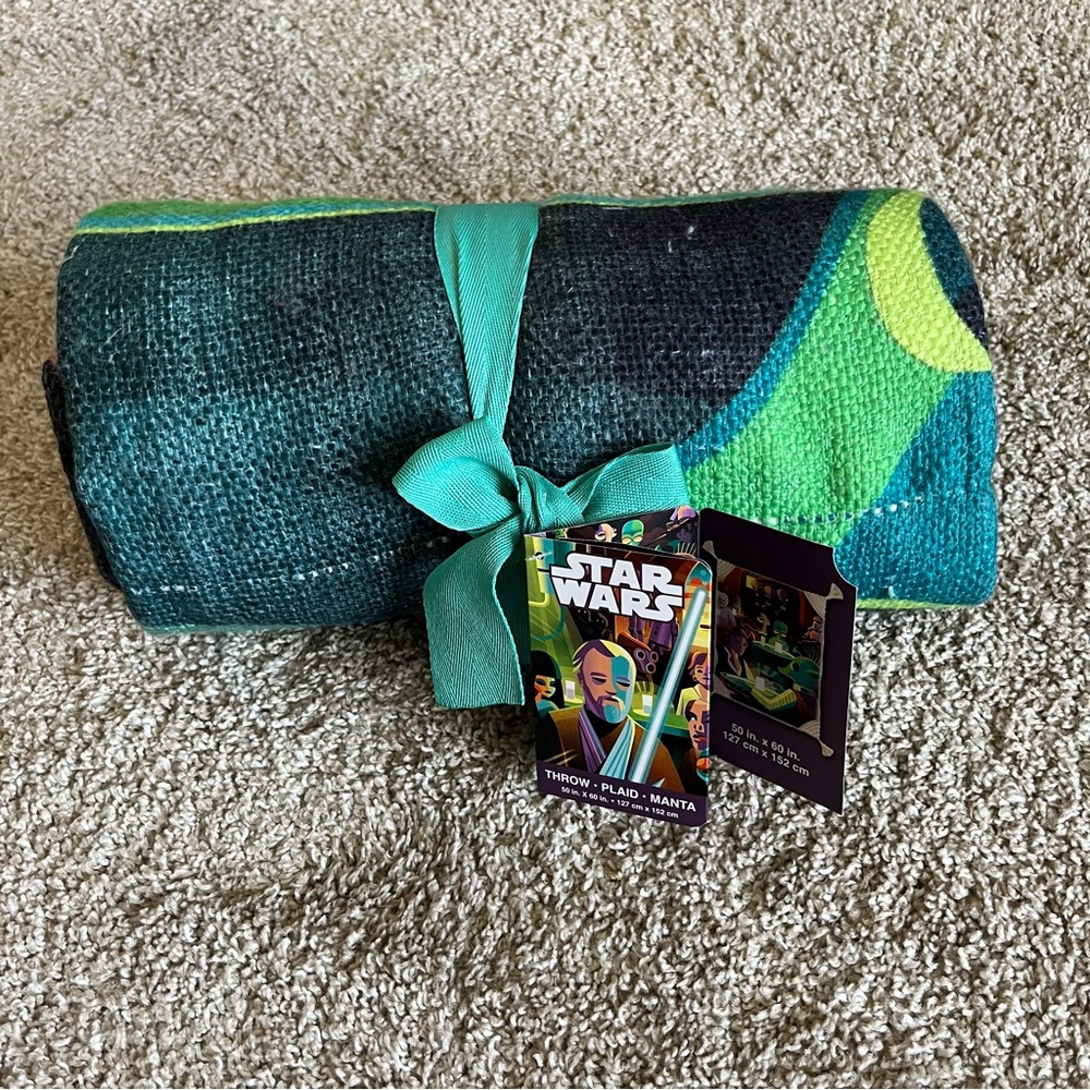 Han Solo and Greedo Star Wars Throw Blanket